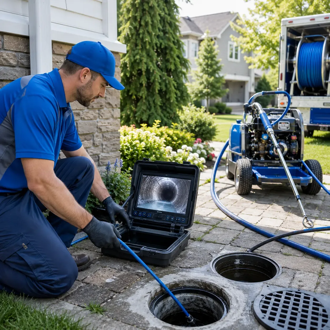 Outdoor drain cleaning professionals serving Derby, OH